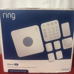 Ring Alarm Pro Built In Eero Wi-fi 6 Router 8 Piece System For Home And Digital
