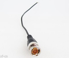 10pcs Gold Pin Coaxial Cable BNC Male RG174 Plug Single Cable 25CM 0.25M