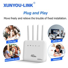 New 4G LTE WiFi Router WiFi 6 300Mbps SIM Modem Wireless WiFi Modem WIFI Router