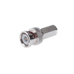 BNC Male Twist-on Coax Coaxial RG59 Connector for CCTV Security Camera LOT