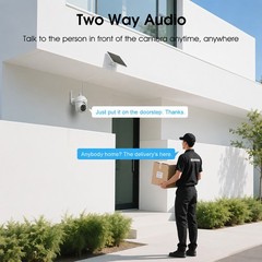 ARCCTV 4MP Wireless 5G WiFi 360°Pan-Tilt Solar Security Camera Outdoor CCTV Home