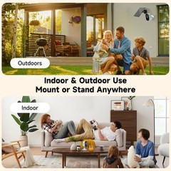 2.5K 4MP Security Camera Wireless Outdoor, Free Cloud Storage, 2.4G/5Ghz WiFi…