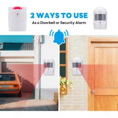 1000FT Wireless Motion Sensor System Driveway Alarm Alert Security Indoor