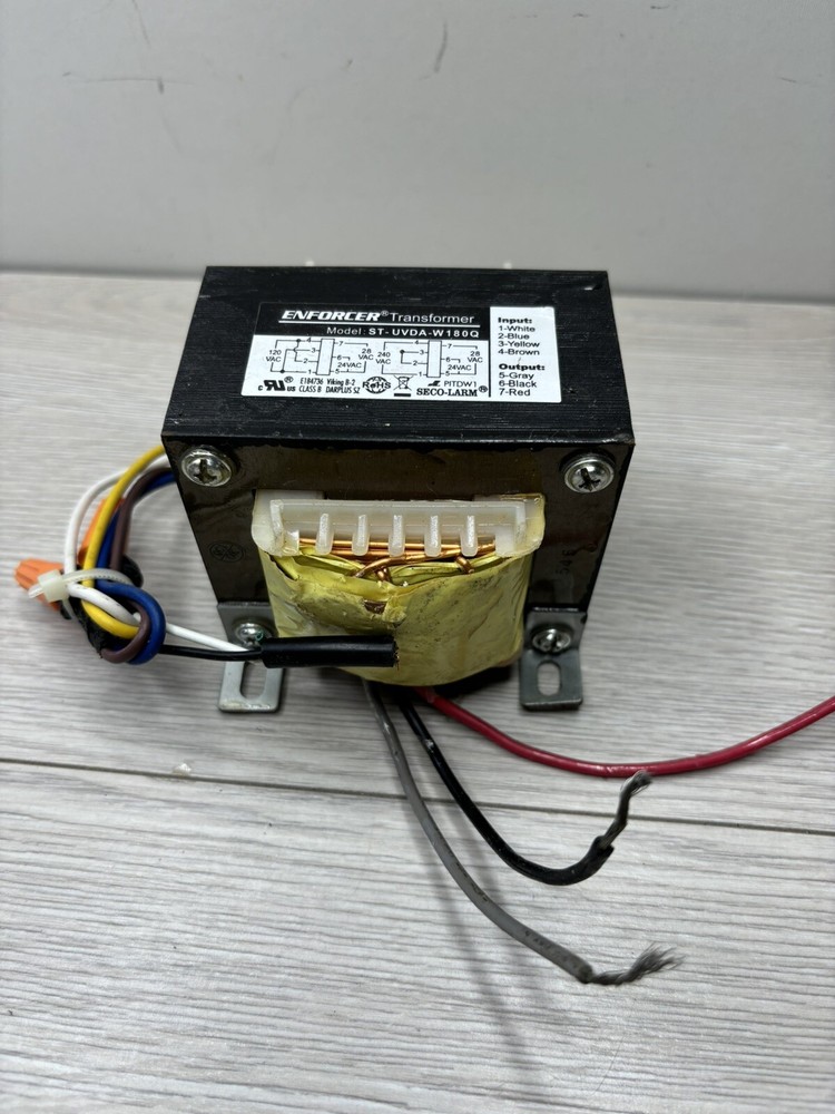 ENFORCER Open-Frame Transformer Dual V 24 or 28 VAC PN: ST-UVDA-W180Q
