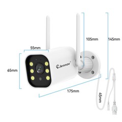Wireless 5MP Two Way Audio Security IP Camera CCTV System 10CH NVR Outdoor WIFI