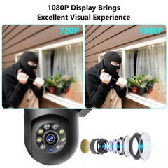 8x Wireless Security Camera System Smart Outdoor 5G Wifi Night Vision Cam 1080P