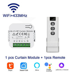 Wifi Smart Switch with RF 433Mhz Remote Tuya Smart Life Alexa Google App Voice C