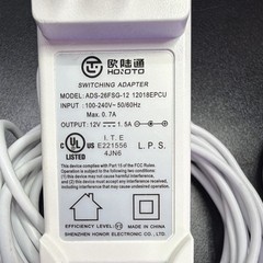 Vivint IP Security Camera 1080p Wi-Fi Wired 12V Wall Plug Adapter Mount Plate