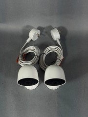 Google Nest Security Cam Indoor 1080p Wired 2nd Gen GJQ9T (Snow) – Lot of 2