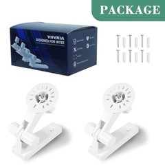 2-Pack Wall Mount, Specially Designed for Wyze Cam Pan V3, 180° Tilt