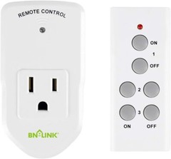 BN-LINK Wireless Remote Control Electrical Outlet Switch For Appliance LongRange