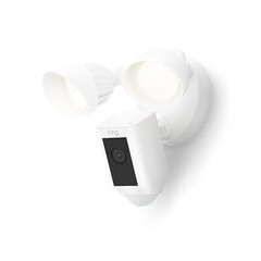 New Ring Floodlight Cam Wired Plus w. motion-activated 1080p HD video, Expedited