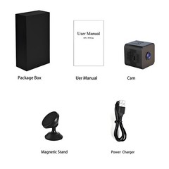 HD , Wireless Mini for Office & Home Small with Night Vision with Android & iOS