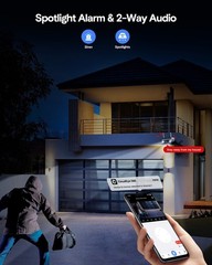 Solar Security Camera System Wireless Outdoor Home 10CH NVR 4 Cams with Monitor