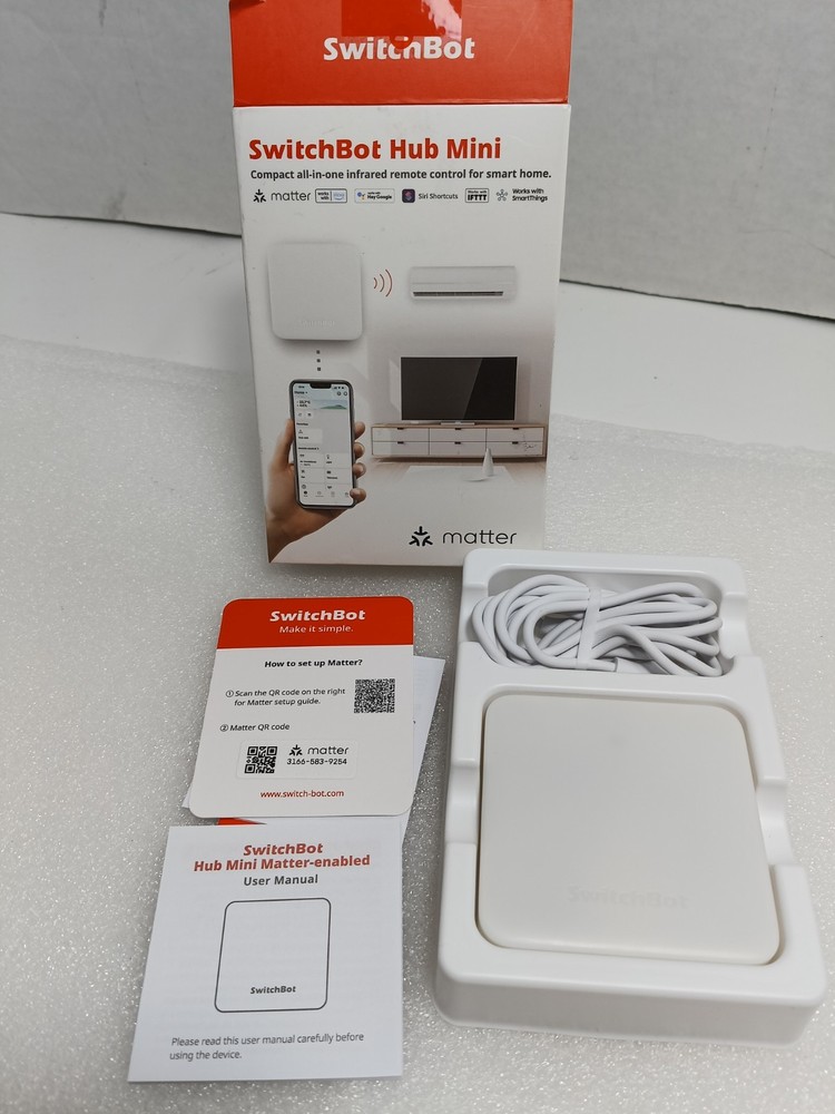 SwitchBot Hub Mini Compact all-in-one infrared remote control for smart home