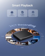 3K Lite H.265+ DVR Recorder with AI Human/Vehicle Detection, 8CH Hybrid 5-in-…