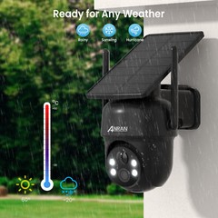 Refurbished 5MP Solar Security Camera Outdoor Wireless Pan/Tilt WiFi Audio Cams