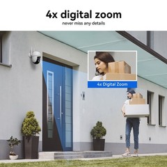8MP 10CH NVR Outdoor Wireless Security CCTV PTZ Camera System 12” Monitor 2TB