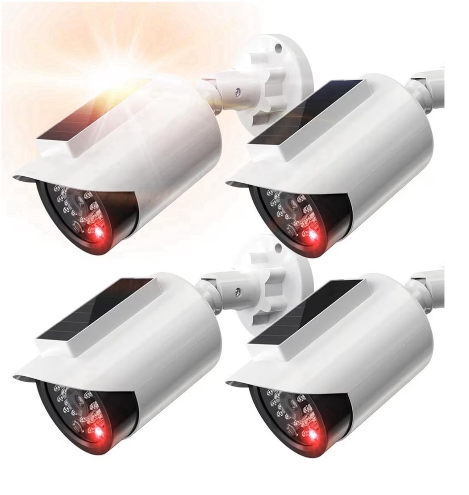 security camera-fake solar （4 packs Battery not Included）