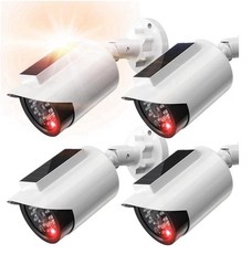 security camera-fake solar （4 packs Battery not Included）