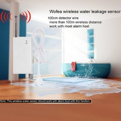 12V 433MHZ Wireless Water leak Sensor Water Leakage Detector For Alarm System D