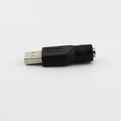 USB A Male To 5.5mm x 2.1mm Female DC Power Converter Charger Adapter Connector