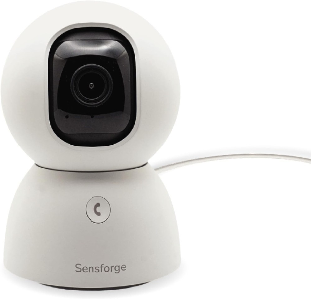 SensForge 2.5K 360° Pan-Tilt Lite WiFi Security Camera, AI Detection, 2-Way Talk