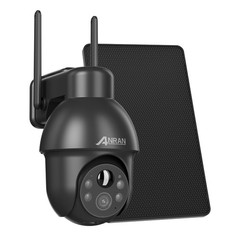 ANRAN 3MP Wireless Security Camera Solar Battery Home WiFi PTZ Outdoor 360° View