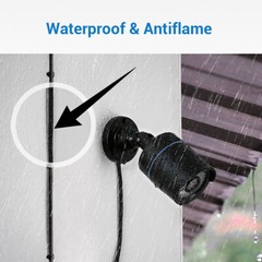 ANNKE 4x 100ft Video Power BNC Cable for CCTV Security Camera System Extend Wire