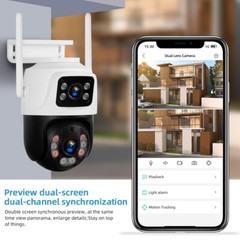 KERUI Security Camera System Outdoor Wireless Audio Wi-Fi Home CCTV 6MP 8CH NVR