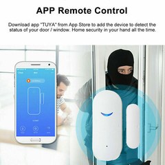 WiFi Smart Window Door Sensor Detector Home Burglar Alarm Fit For Tuya LOT