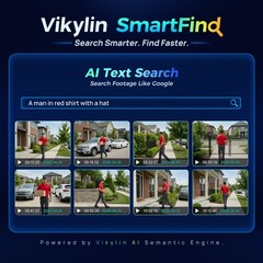VIKYLIN SmartFind 16POE 16CH NVR Set Full Color Wired MIC 8MP Network Camera Lot