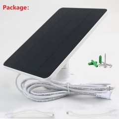 Solar Panel for Ring Spotlight Camera Security Cam Battery Charger Outdoor 13FT