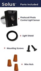 Versatile Outdoor Photocell Sensor – 120V Easy Plug-In Design for Lamp Posts