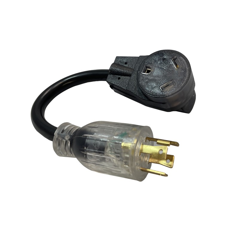 Reliance Controls Color Connect 10/3 SJTW 120V 12″ Adapter Cord