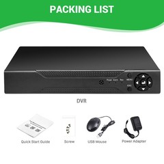 4/8 Channel H.265 1080P DVR with 1TB Hard Drive for Home Security Camera System~