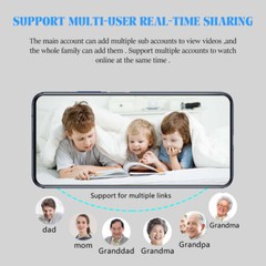 1080P Mini Camera WiFi HD IP Night Vision Home Security Cam DVR / 32GB SD Card