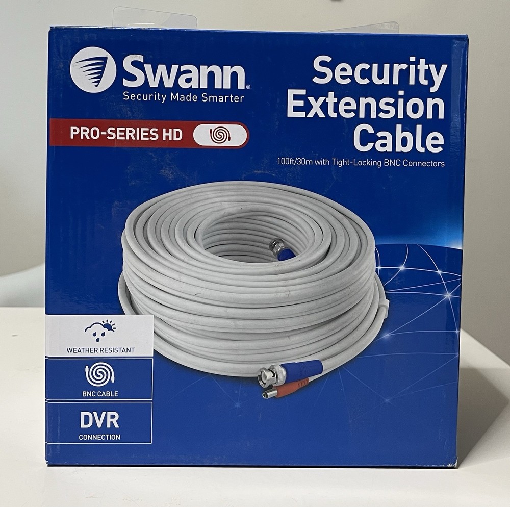 NEW Swann Security Extension Cable Premium 100’/30m (#SWPRO-30ULCBL-GL)