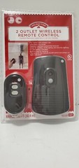 Holiday Times 2 Outlet Wireless Remote Control Indoor & Outdoor 100 ft Range