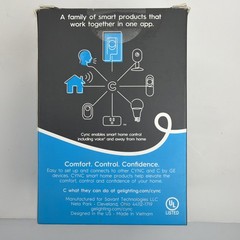 C by GE On/Off Smart Switch – Works w/ Alexa & Google Asst No Neutral Needed NEW
