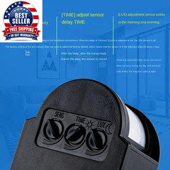 PIR Motion Sensor Switch 110V~265V LED Infrared PIR Motion Sensor Detector Wall