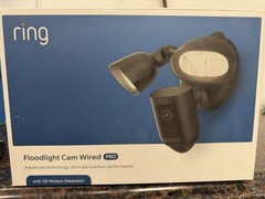 Ring Floodlight Cam Pro Wired w/HDR Video and 3D Motion Detection – NIB Sealed