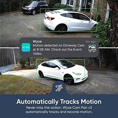 Alexa & Google Assistant Compatible Cam Pan v3, 2-Pack