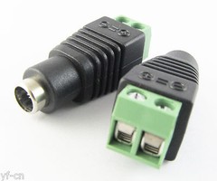 100pcs 2.1mm x5.5mm 2.1 DC Power Female Jack Connector For CCTV