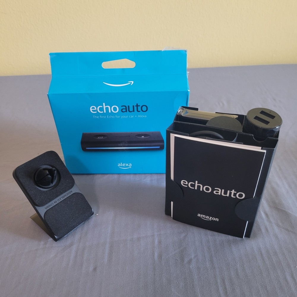 Amazon Echo Auto 1st Gen Alexa Car Smart Speaker Bluetooth