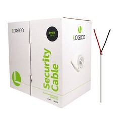 Security Burglar Alarm 18/2 Control Cable 500FT Stranded White 500′ Speaker Wire