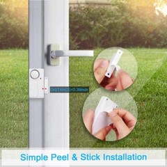 Wireless Driveway Alarm Detector Bike Door Window bell for Outdoor Indoor Secure