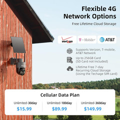 2.5K 4G Camara De Seguridad Sin Wifi Con Panel Solar Audio Para Casas Exteriores