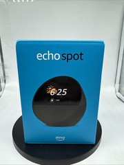 Amazon Alexa Echo Spot Smart Speaker With Display Screen in Black New & Sealed