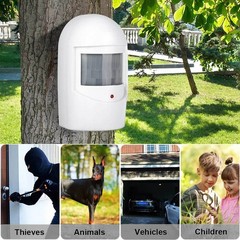 1pc Driveway Alarm Infrared Motion Sensor Home Garage Alert Security System